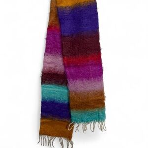 Multicolor Mantas Ezcaray Striped Scarf